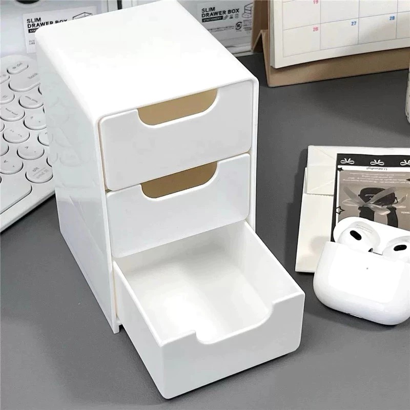 Muji dupe 3-drawer mini cabinet for desk Cute Decor for Study Desk