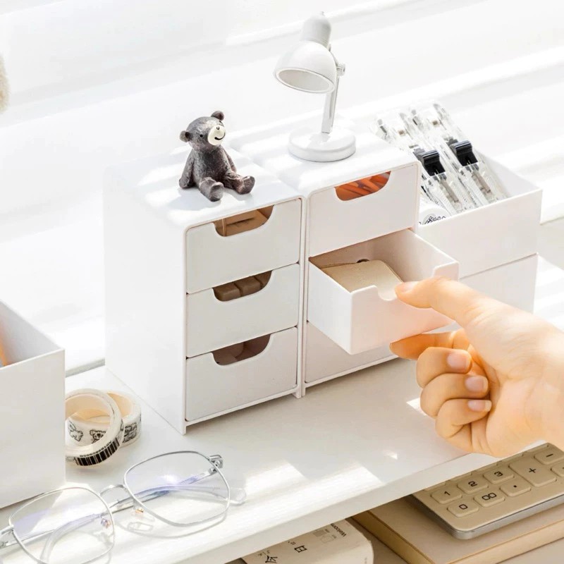 Muji dupe 3-drawer mini cabinet for desk Cute Decor for Study Desk