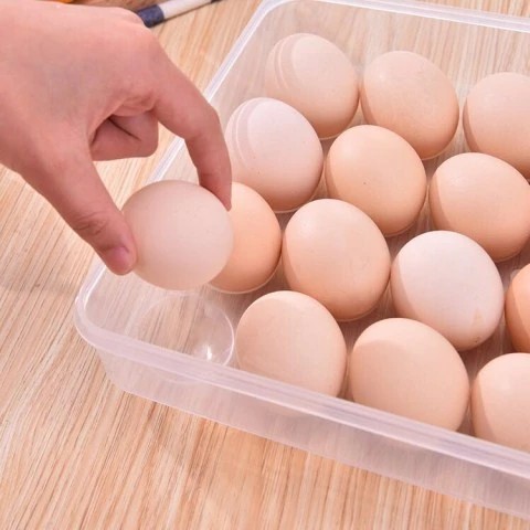 Combo 3 hộp đựng trứng 24 quả AMIZIN Khay đựng trứng thông minh để tủ lạnh Hàng cao cấp