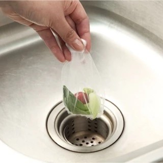 Combo of 100 sink filter bags, sink filter mesh bags, sink trash covers