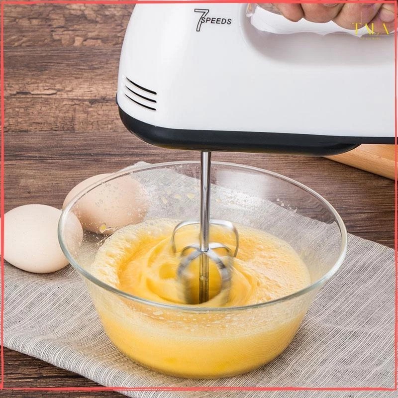 7-Speed ​​Handheld Egg Beater - Multi-Function Mini Egg Beater - Powerful Copper Core Motor - 3-Month Warranty
