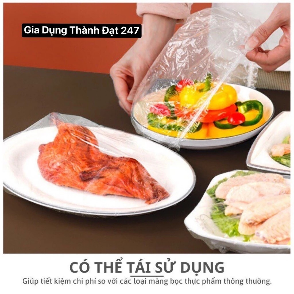 JYoohome stretchy PE food wrap bag with super strong elastic, Bear food wrap bag -2H94
