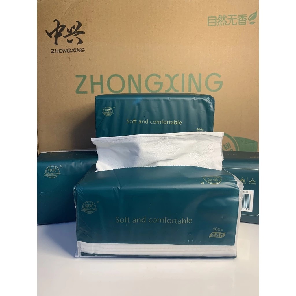 Free Ship - Box of 20 Zhongxing Tissue Paper Packs - 5-layer Super Strong Paper, Chinese Domestic Standard