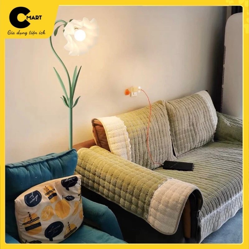 Retro Flower Tall Floor Lamp Floor Lamp