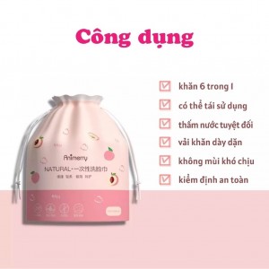 Animerry disposable dry face towel for dry and wet wiping, Disposable face wipes