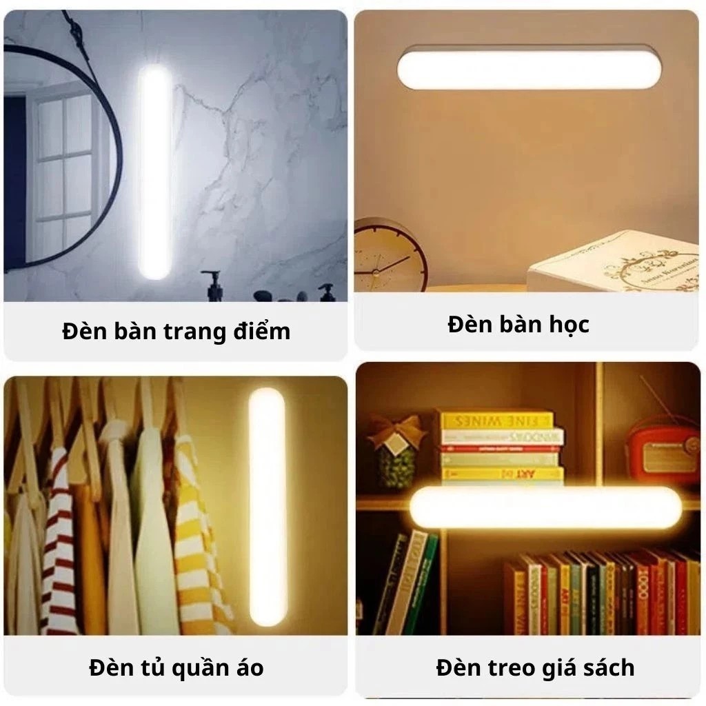 LED Study Lamp Anti-Myopia Eye Protection, Flexible Rotation, Magnetic Wall Mount, Rechargeable, Sensor, With Remote