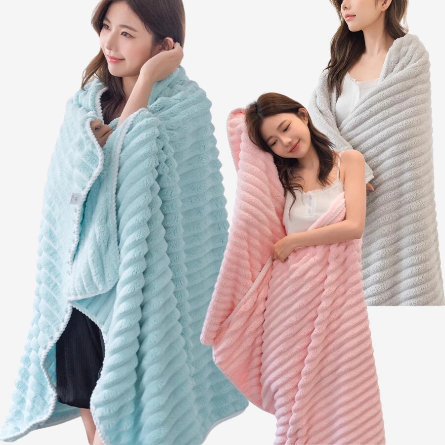 GreenHome Super Absorbent Bath Towel, Large Thick Roll Face Towel, High Quality Material, No Shedding