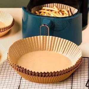 Set of 50 Oil-Free Fryer Liners - Minimizes Oil and Grease Sticking to the Fryer