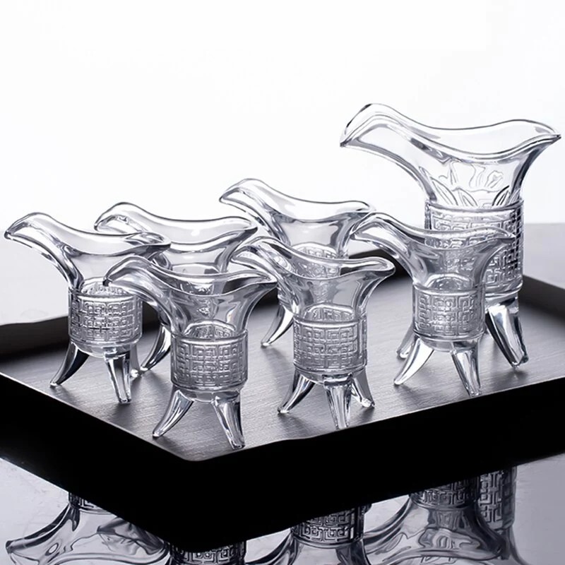 Creative three-legged design antique style wine glass 10ml/20ml/30ml/100ml