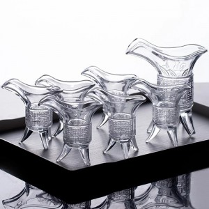 Creative three-legged design antique style wine glass 10ml/20ml/30ml/100ml