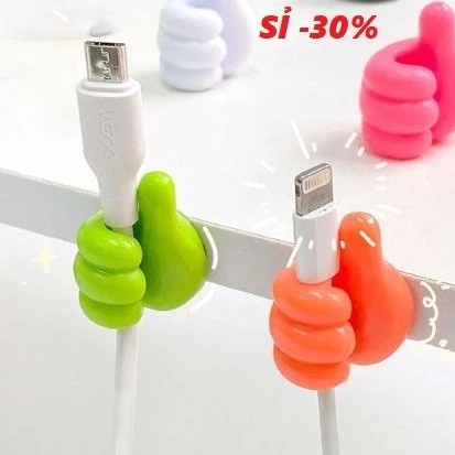 Unique hand shaped headphone cable hanger