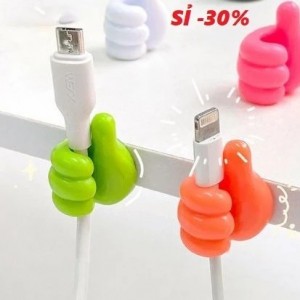 Unique hand shaped headphone cable hanger