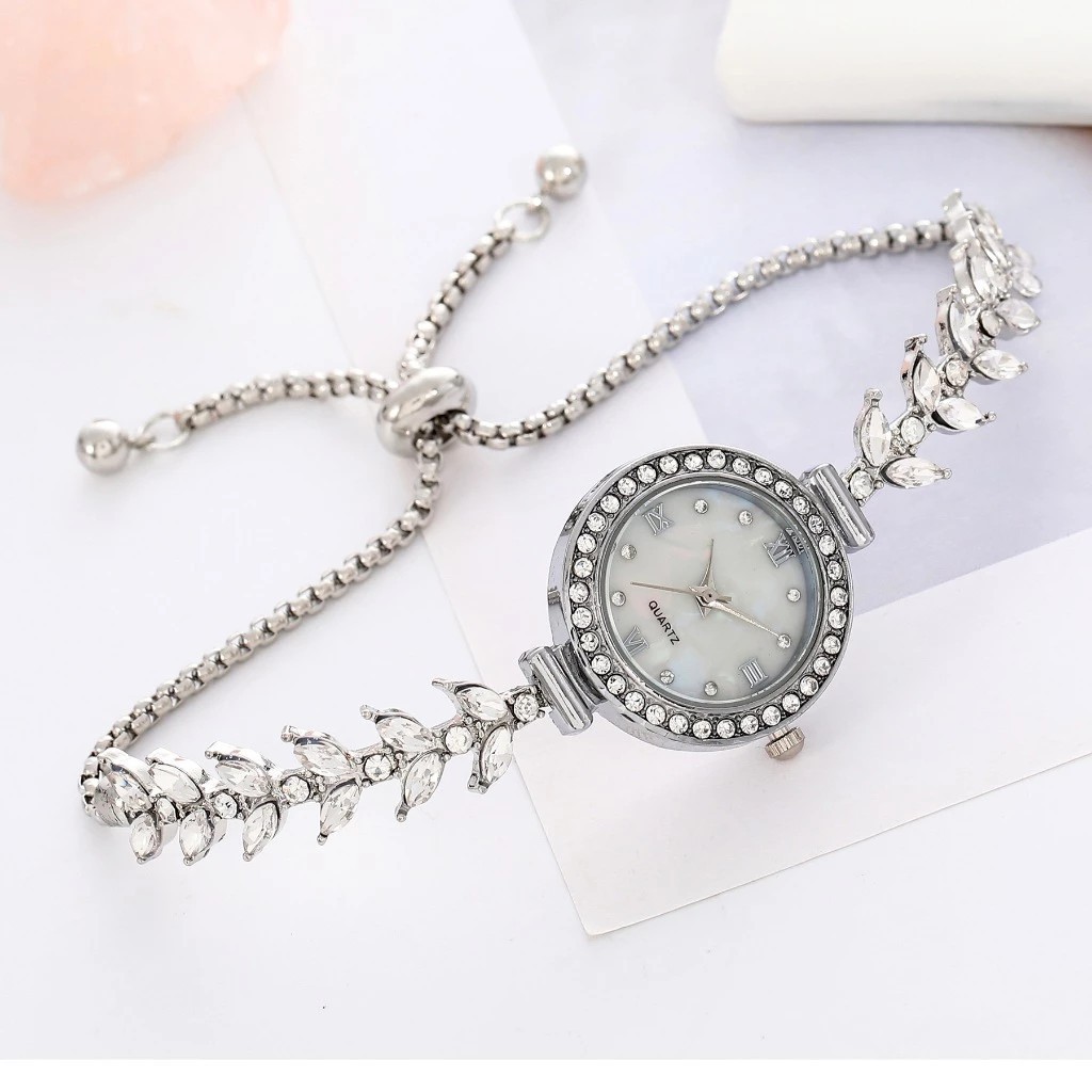 Elegant and gentle diamond wristwatch for women