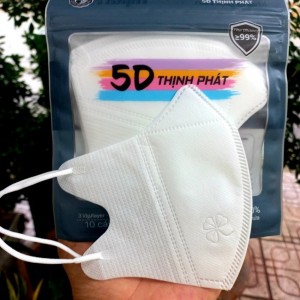 Box of 200 5D 3-layer masks with excellent antibacterial properties