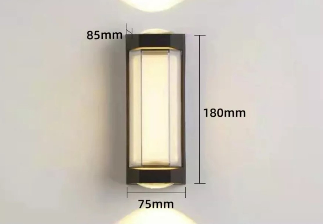 MONSKY NINO 109 wall lamp with yellow light for decorating bedrooms, stairs, outdoors