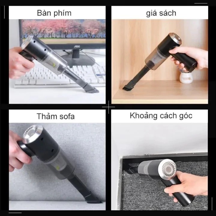 Mini handheld vacuum cleaner with super strong suction, car vacuum cleaner, bed vacuum cleaner, USB charging