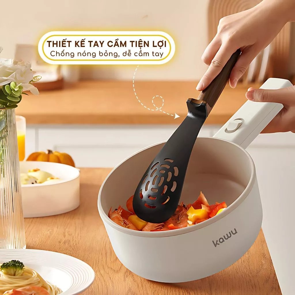 COPCOP multi-function electric hot pot with mini steamer tray, capacity 1.8L, non-stick, easy to clean