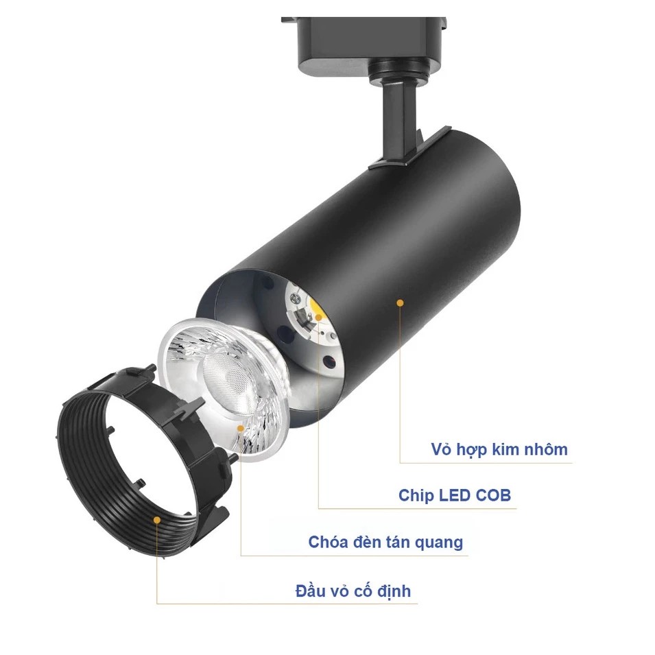 Track Light, Cob Tube Light 20w Capacity