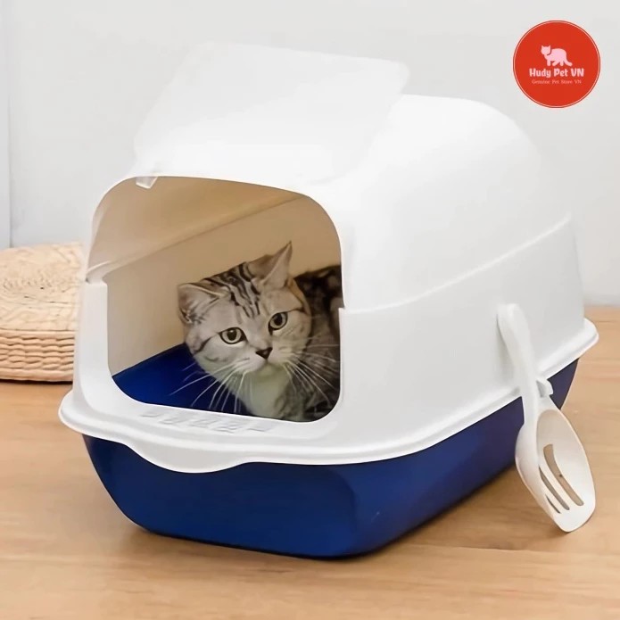 Hudy Pet VN Large Closed Cat Litter Box with Door - Cheap Cat Litter Box with Lid