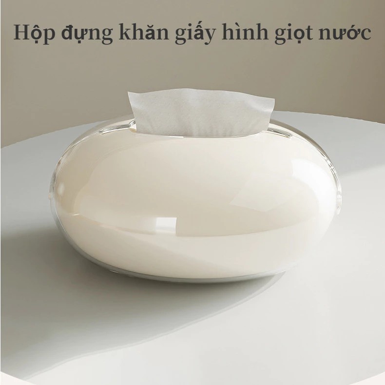 Simple style tissue box, double layer design tissue box, creative magnetic tissue box