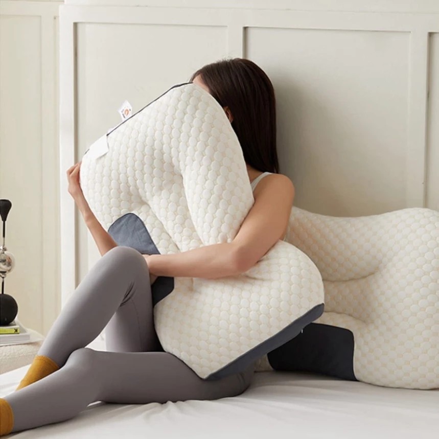 High-Quality Anti-Neck and Shoulder Pain Massage Pillow - Anti-Snoring, Anti-Neck and Shoulder Pain Spa Massage Pillow Helps Sleep Well