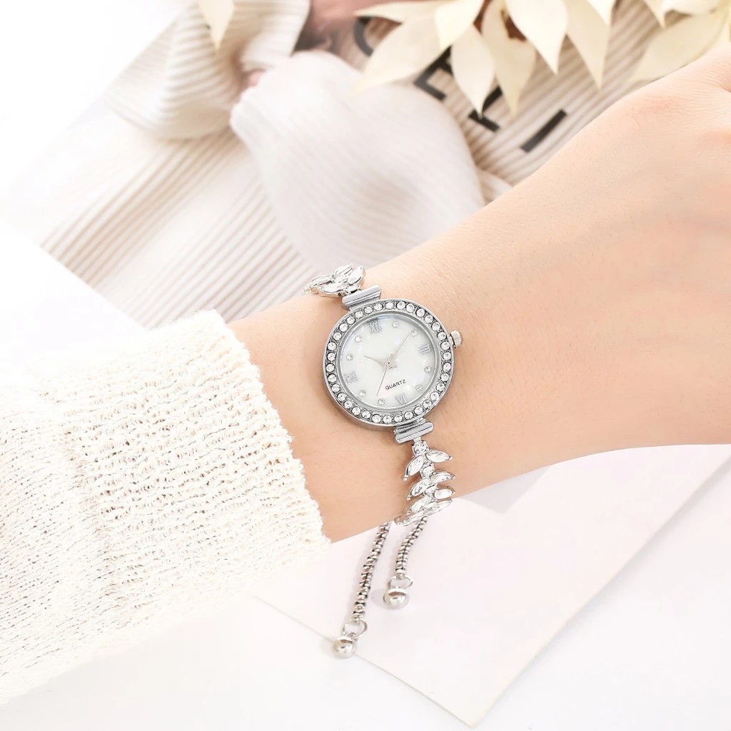 Elegant and gentle diamond wristwatch for women