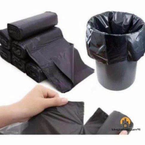 Set of 3 Rolls of Biodegradable Garbage Bags Size 55 x 65 Cm
