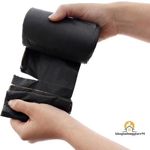 Set of 3 Rolls of Biodegradable Garbage Bags Size 55 x 65 Cm