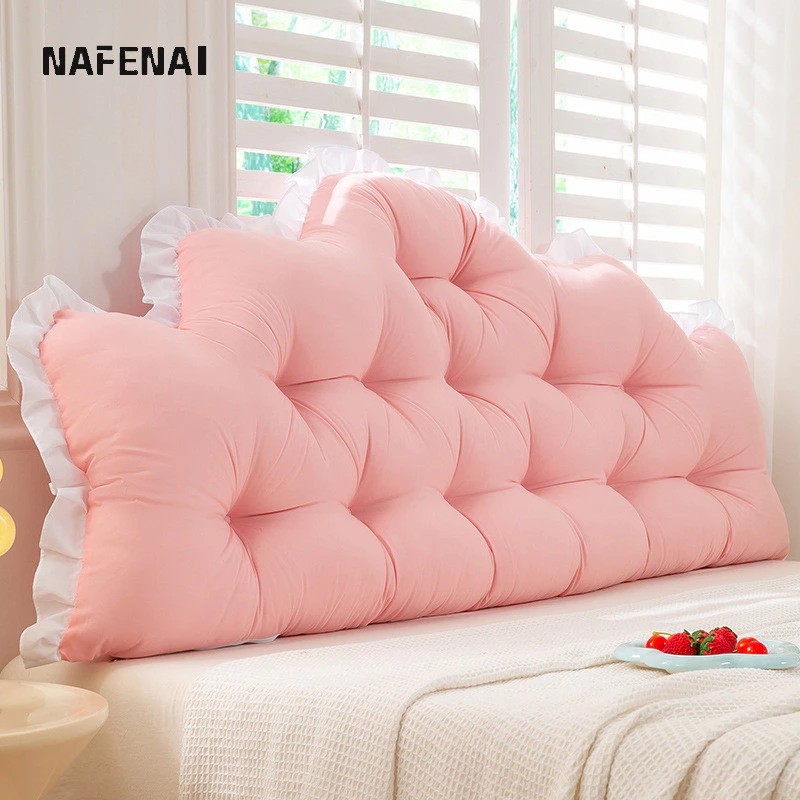NAFENAI Backrest Cushion Anti-collision Headboard Cushion Non-washable