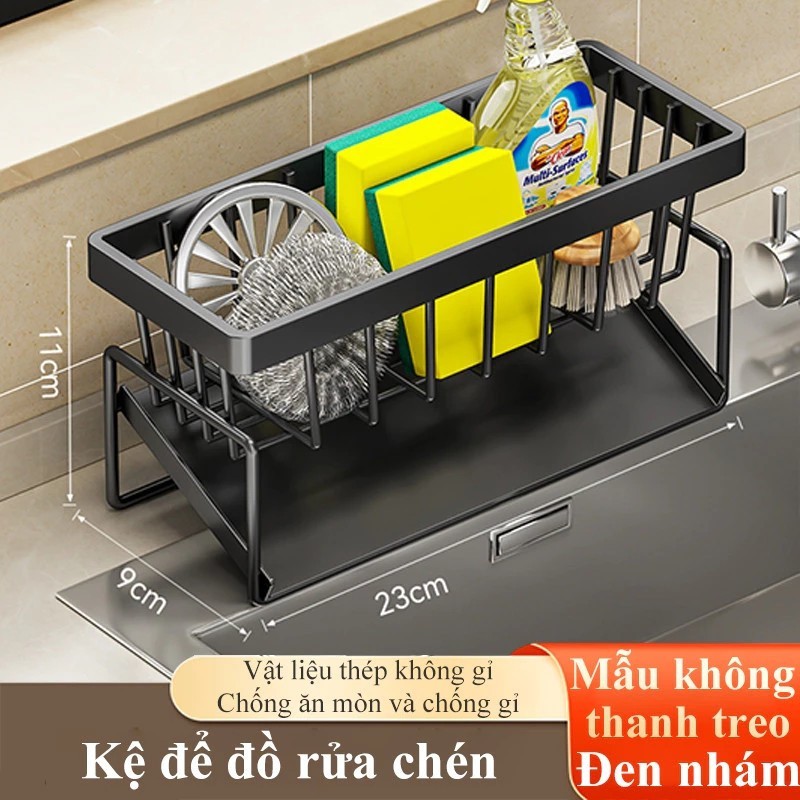 Dishwashing rack, dishcloth rack on the sink with tilting water tray Convenient