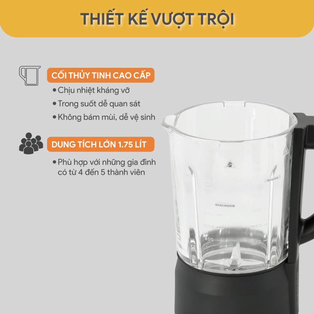 BlueStone BLB-6037 Multi-Function Nut Milk Maker 1.75 Liter - 800W