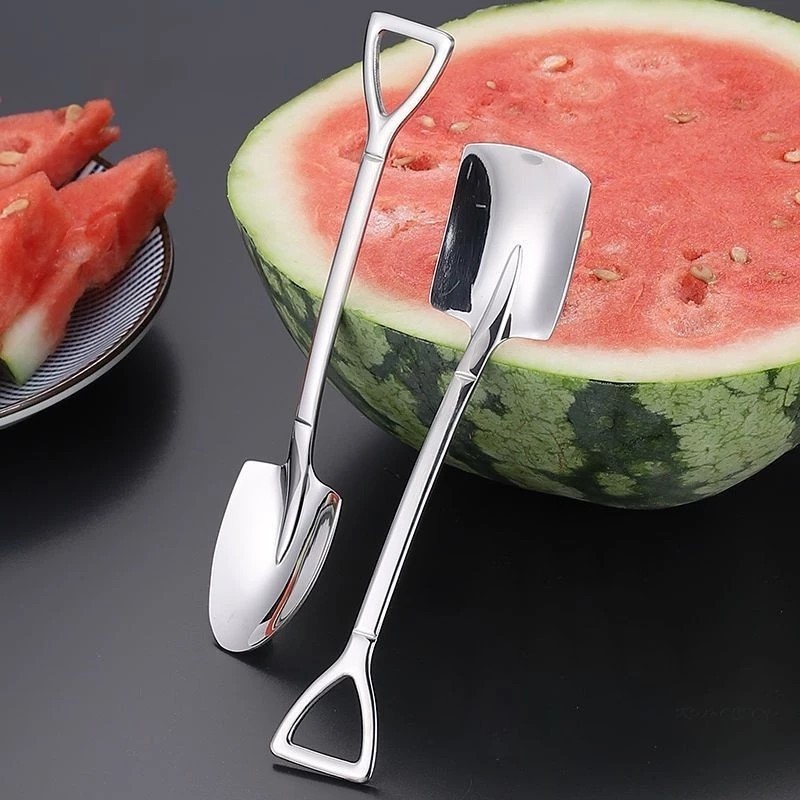 COD🔮🔮Creative Cute Watermelon Shaped Spoon / Shovel / Coffee / Ice Cream Knife