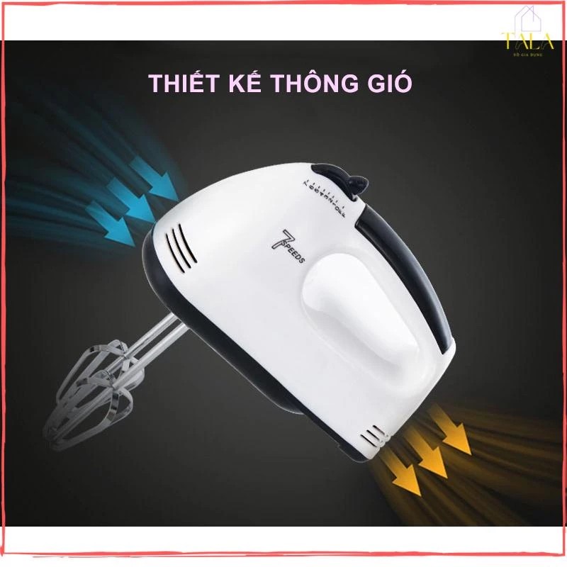 7-Speed ​​Handheld Egg Beater - Multi-Function Mini Egg Beater - Powerful Copper Core Motor - 3-Month Warranty