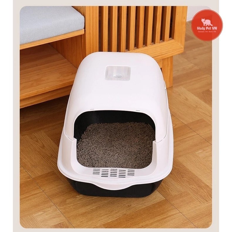 Hudy Pet VN Large Closed Cat Litter Box with Door - Cheap Cat Litter Box with Lid