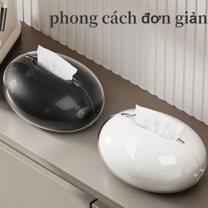 Simple style tissue box, double layer design tissue box, creative magnetic tissue box