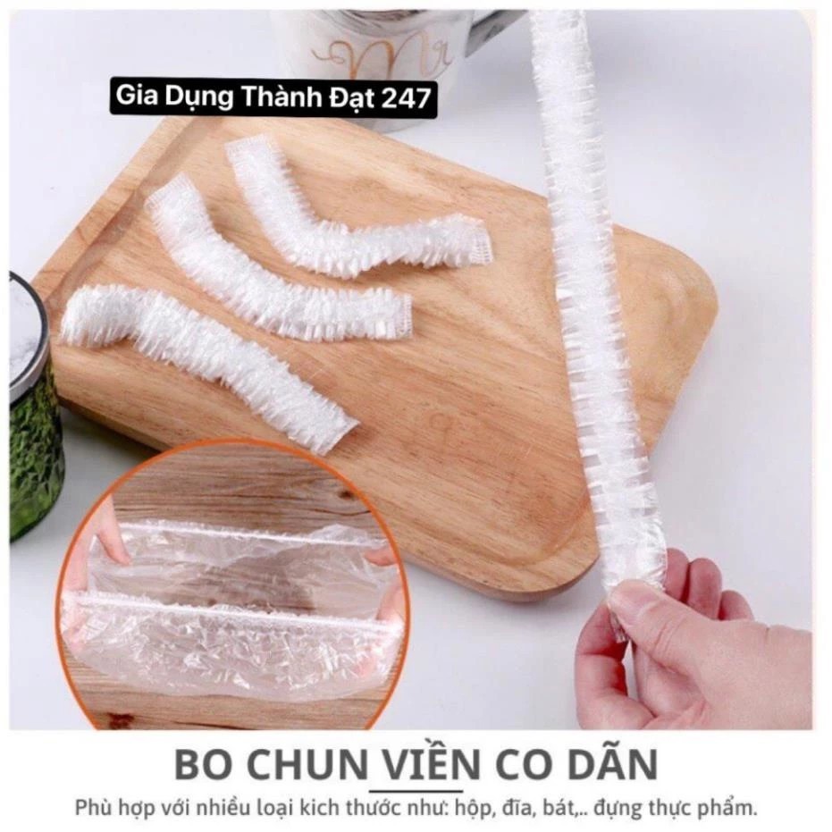 JYoohome stretchy PE food wrap bag with super strong elastic, Bear food wrap bag -2H94