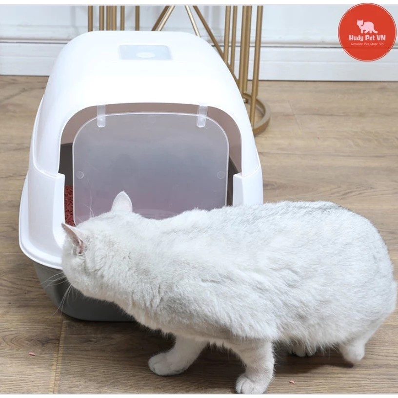 Hudy Pet VN Large Closed Cat Litter Box with Door - Cheap Cat Litter Box with Lid