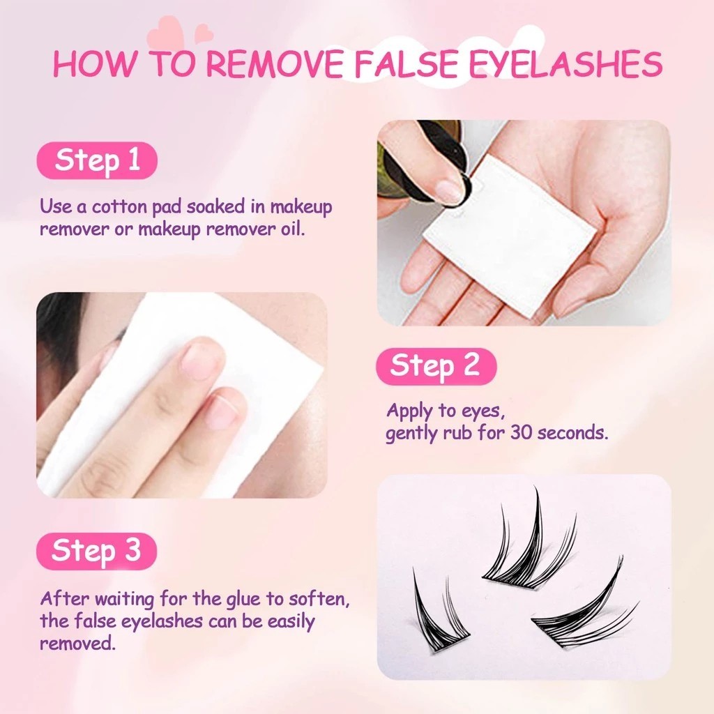Abpopa Sunflower Eyelashes Natural Curling False Eyelashes Thick Air Feeling High Quality Sexy Eyelashes For Dolls 64Pcs