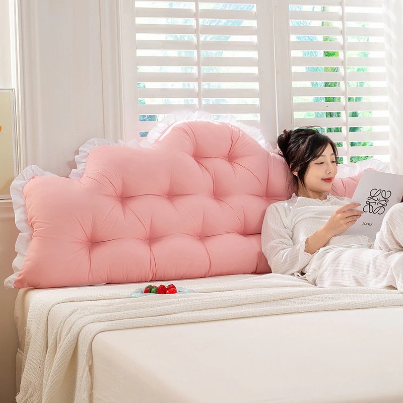 NAFENAI Backrest Cushion Anti-collision Headboard Cushion Non-washable