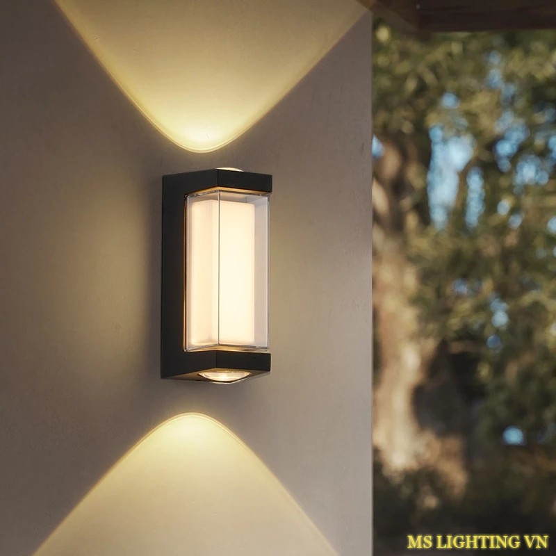 MONSKY NINO 109 wall lamp with yellow light for decorating bedrooms, stairs, outdoors