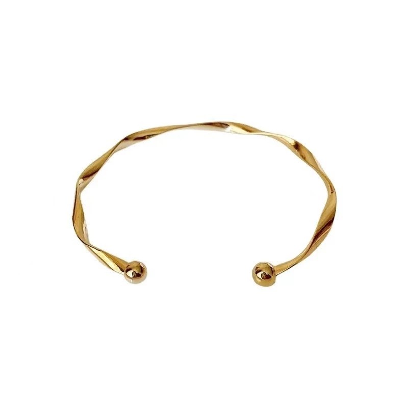 Mobius Bracelet Simple Fashion Adjustable Twist Bracelet Adjustable Alloy Bracelet Women's Jewelry HMSP-46