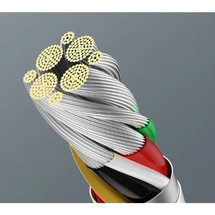 Hoco 2.4a fast charging cable for 5 6...12 13 14 High quality 2-layer braided cable with USB port
