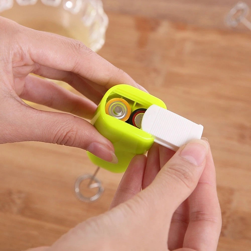 Mini handheld egg beater, coffee stirrer, latest foam maker, battery operated, convenient for travel and picnics