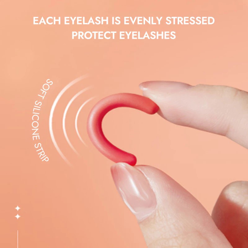 GECOMO Eyelash Curler Long Lasting Handheld Eyelash Curler Quick Fix Wide Angle Local Eyelash Curler