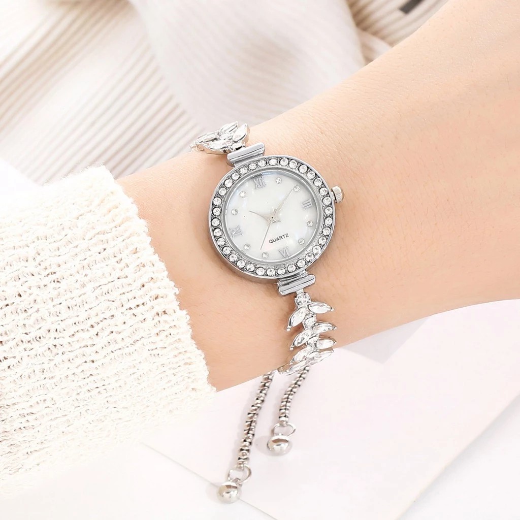 Elegant and gentle diamond wristwatch for women