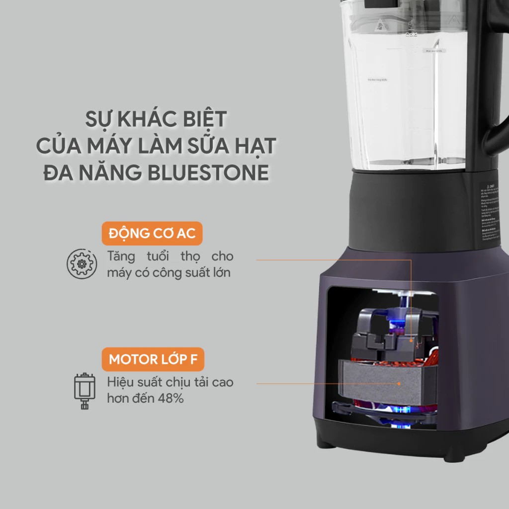 BlueStone BLB-6037 Multi-Function Nut Milk Maker 1.75 Liter - 800W