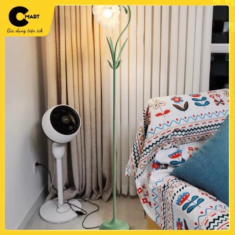 Retro Flower Tall Floor Lamp Floor Lamp