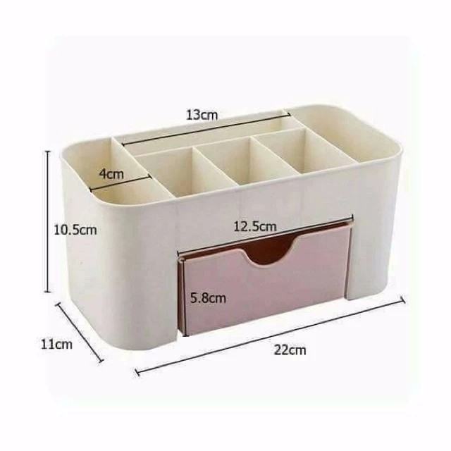 Multi-purpose cosmetic shelf with 1 tier and many convenient compartments, jewelry box 5392