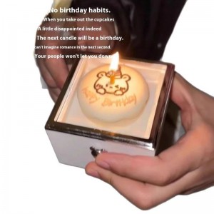 Creative Birthday Gift Box with Candle for Romantic Surprises