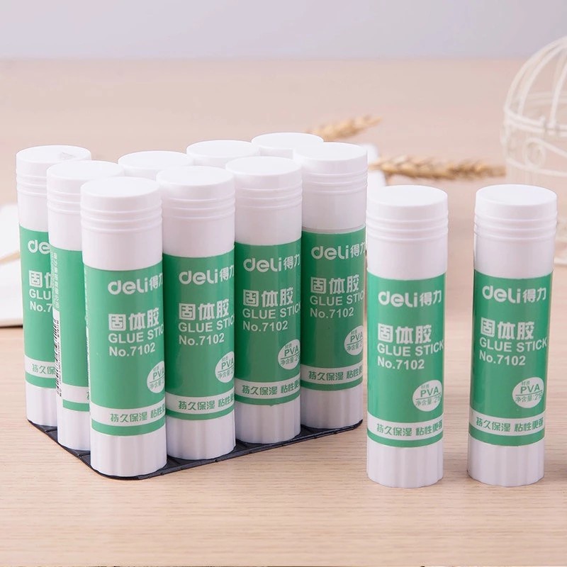 Deli paper glue is high quality, safe, fast-sticking, and environmentally friendly.